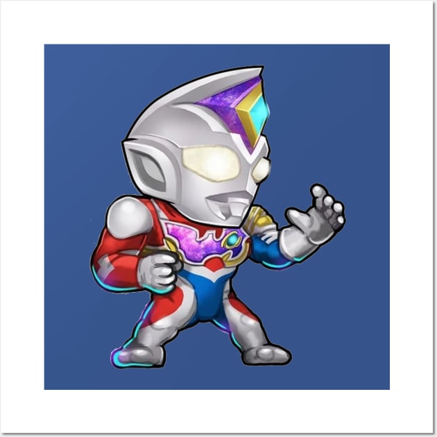 Ultraman Decker Wall Art by mprokolo corgi